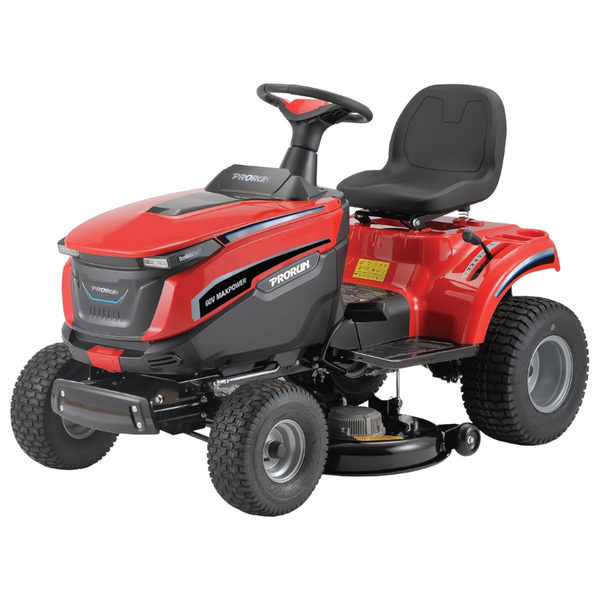 Tractor cortacésped de conducción PRORUN de 42 pulgadas, 60V, equivalente a 16HP, PLT60V42, con tiempo de ejecución extendido