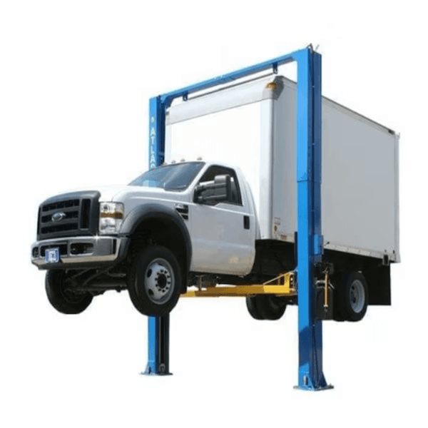 Elevador de 2 postes con puente superior de grado comercial Atlas Automotive Equipment PV12PX, capacidad de 12,000 lb.