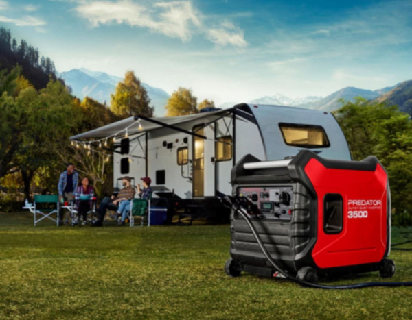 Generador inversor PREDATOR de 3500 vatios de combustible dual SUPER SILENCIOSO